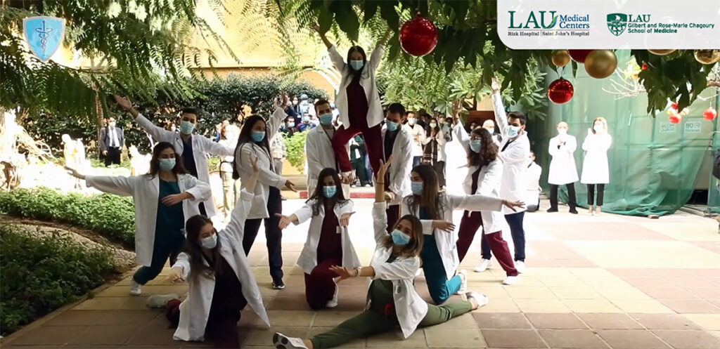Christmas Flashmob at LAU Medical Centers