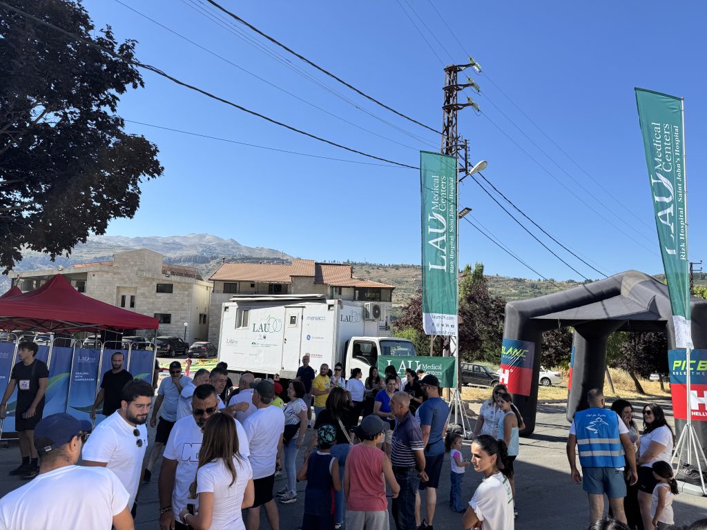 LAU Mobile Clinic at Hrajel 5KM Race