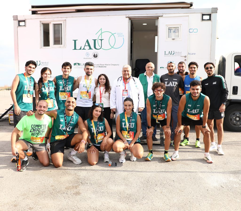 LAU Mobile Clinic at Run the City Beirut Waterfront